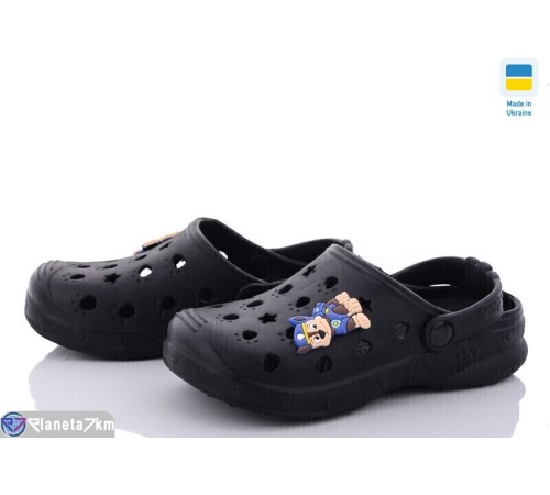 Кроки дитячі на літо (6 пар р.24-32) чорний  "LEO"