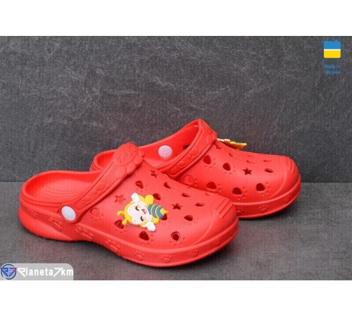 Кроки дитячі на літо (6 пар р.24-33) червоний  "LEO"