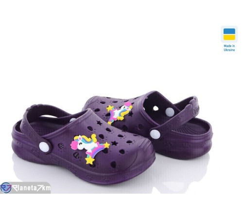 Кроки дитячі на літо (6 пар р.24-33) фіолетовий  "LEO"