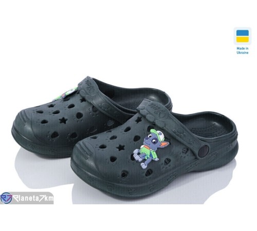 Кроки дитячі на літо (6 пар р.24-33) зелений  "LEO"