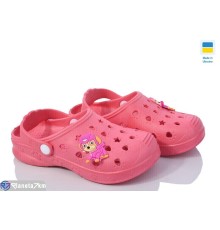 Кроки дитячі на літо (6 пар р.24-33) рожевий  "LEO"