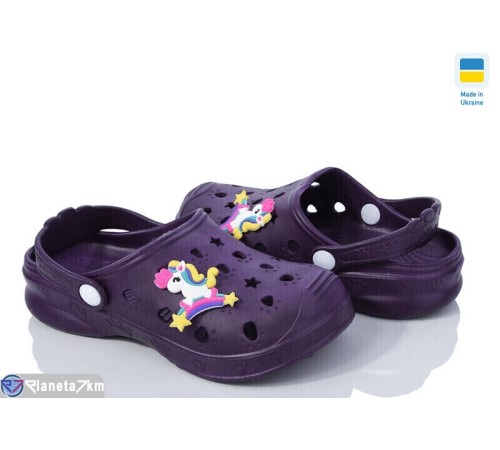 Кроки дитячі на літо (6 пар р.24-33) фіолетовий  "LEO"