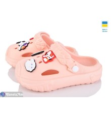 Кроки дитячі на літо (6 пар р.24-35) рожевий  "LEO"