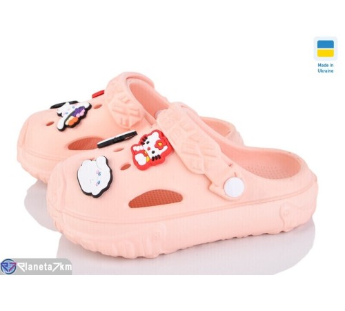 Кроки дитячі на літо (6 пар р.24-35) рожевий  "LEO"