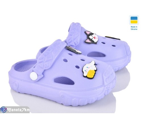 Кроки дитячі на літо (6 пар р.24-35) фіолетовий  "LEO"