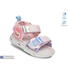 Дитячі босоніжки на літо (8 пар р.21-26) рожевий  "TOMMY"