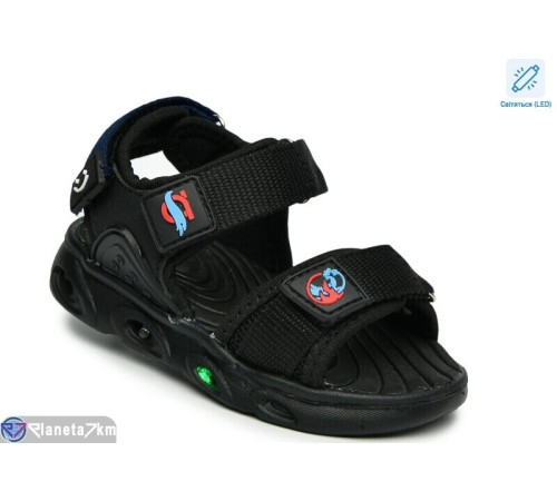 Сандалі дитячі на літо (8 пар р.21-26) чорний  "TOMMY"