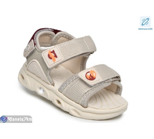 Сандалі дитячі на літо (8 пар р.21-26) бежевий  "TOMMY"