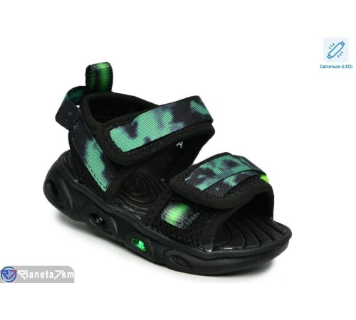 Сандалі дитячі на літо (8 пар р.21-26) чорний  "TOMMY"