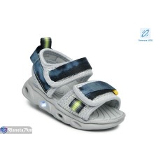 Сандалі дитячі на літо (8 пар р.21-26) сірий  "TOMMY"