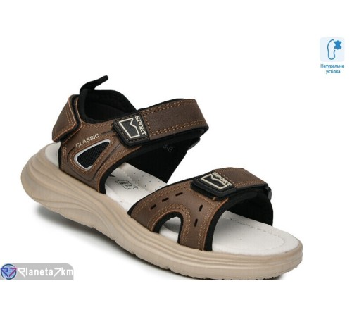 Сандалі дитячі на літо (8 пар р.33-38) коричневий  "TOMMY"