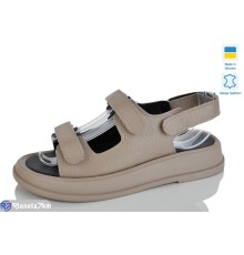 Босоніжки жіночі на літо (6 пар р.36-40) коричневий  "Marmilad"