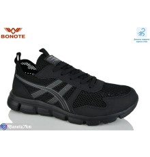 Кросівки чоловічі на літо (8 пар р.41-46) чорний  "Bonote"