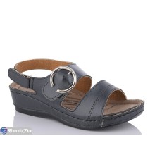 Босоніжки жіночі на літо (6 пар р.36-40) графіт  "Fuggo"