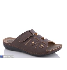 Шлепки чоловічі на літо (6 пар р.40-45) коричневий  "Fuggo"