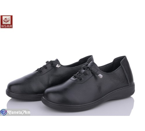Туфлі жіночі на весну/осінь (8 пар р.37-42) чорний  "WSMR"