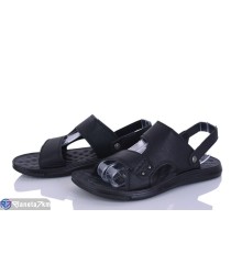 Сандалі чоловічі на літо (8 пар р.40-45) чорний  "SAB"