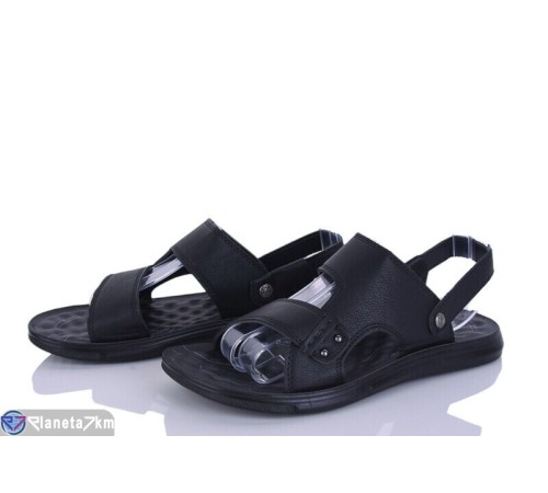 Сандалі чоловічі на літо (8 пар р.40-45) чорний  "SAB"