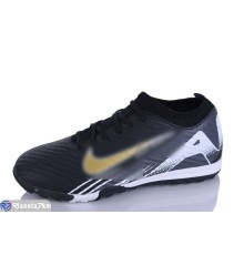 Футбольне взуття дитяче на весну/осінь (8 пар р.34-38) чорний  "FIESTA"