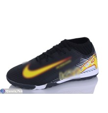 Футбольне взуття дитяче на весну/осінь (8 пар р.34-38) чорний  "FIESTA"