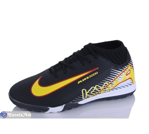 Футбольне взуття дитяче на весну/осінь (8 пар р.34-38) чорний  "FIESTA"