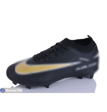 Футбольне взуття дитяче на весну/осінь (8 пар р.34-38) чорний  "FIESTA"