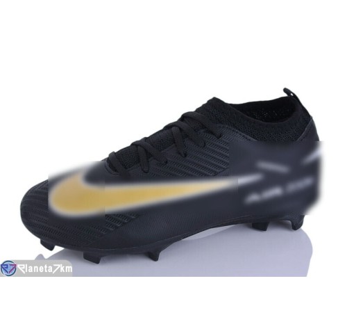 Футбольне взуття дитяче на весну/осінь (8 пар р.34-38) чорний  "FIESTA"