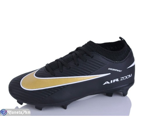 Футбольне взуття дитяче на весну/осінь (8 пар р.34-38) чорний  "FIESTA"