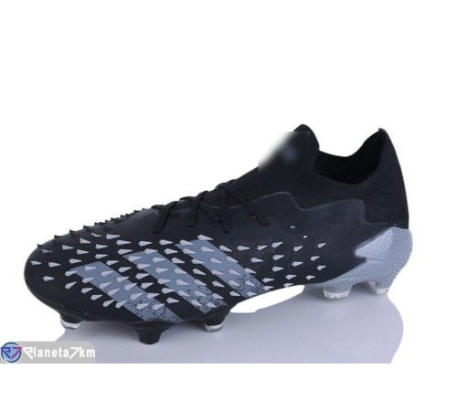 Футбольне взуття чоловіче на весну/осінь (8 пар р.41-45) чорний  "FIESTA"