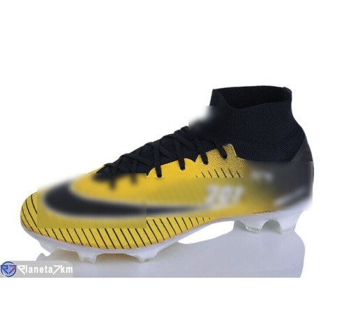 Футбольне взуття чоловіче на весну/осінь (8 пар р.39-44) жовтий  "FIESTA"