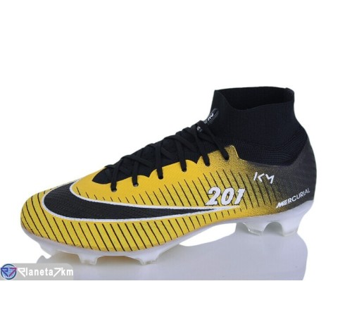Футбольне взуття чоловіче на весну/осінь (8 пар р.39-44) жовтий  "FIESTA"