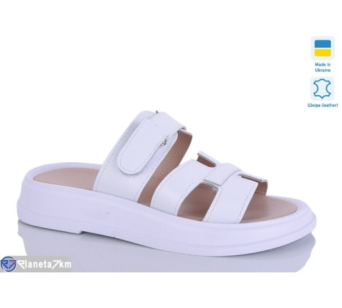 Шлепки жіночі на літо (6 пар р.36-40) білий  "LIKA"