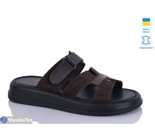Шлепки жіночі на літо (6 пар р.36-40) коричневий  "LIKA"