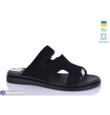 Шлепки жіночі на літо (6 пар р.37-41) чорний  "LIKA"