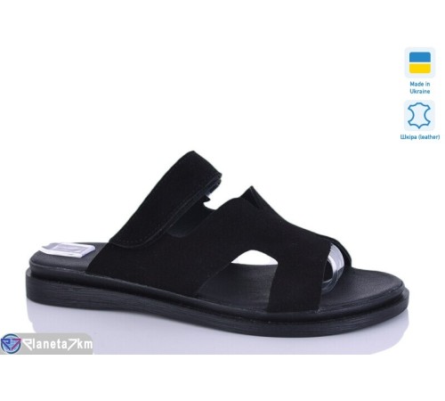 Шлепки жіночі на літо (6 пар р.37-41) чорний  "LIKA"