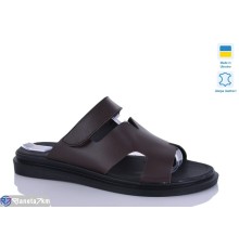 Шлепки жіночі на літо (6 пар р.37-41) коричневий  "LIKA"