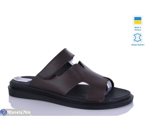 Шлепки жіночі на літо (6 пар р.37-41) коричневий  "LIKA"
