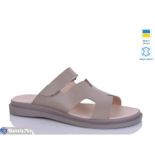 Шлепки жіночі на літо (6 пар р.37-41) коричневий  "LIKA"