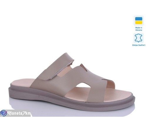 Шлепки жіночі на літо (6 пар р.37-41) коричневий  "LIKA"