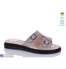 Шлепки жіночі на літо (6 пар р.36-40) коричневий  "LIKA"