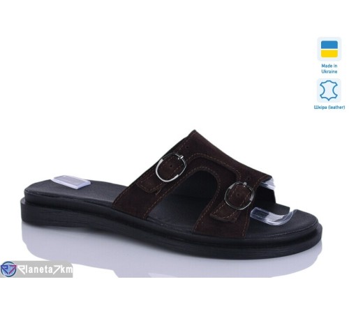 Шлепки жіночі на літо (6 пар р.36-40) коричневий  "LIKA"