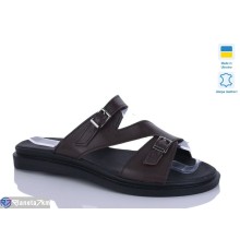 Шлепки жіночі на літо (6 пар р.37-41) коричневий  "LIKA"