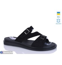 Шлепки жіночі на літо (6 пар р.37-41) чорний  "LIKA"