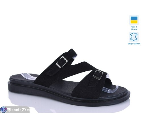 Шлепки жіночі на літо (6 пар р.37-41) чорний  "LIKA"