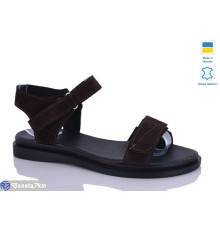 Босоніжки жіночі на літо (6 пар р.36-40) коричневий  "LIKA"