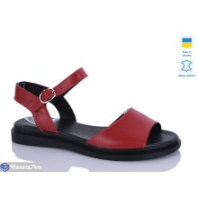 Босоніжки жіночі на літо (6 пар р.36-40) червоний  "LIKA"