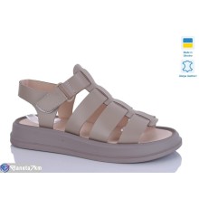 Босоніжки жіночі на літо (6 пар р.37-41) коричневий  "LIKA"