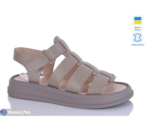 Босоніжки жіночі на літо (6 пар р.37-41) коричневий  "LIKA"