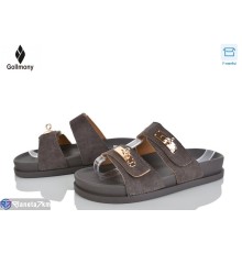 Шлепки жіночі на літо (8 пар р.36-41) сірий  "Gollmony"