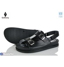 Босоніжки жіночі на літо (8 пар р.36-41) чорний  "Gollmony"